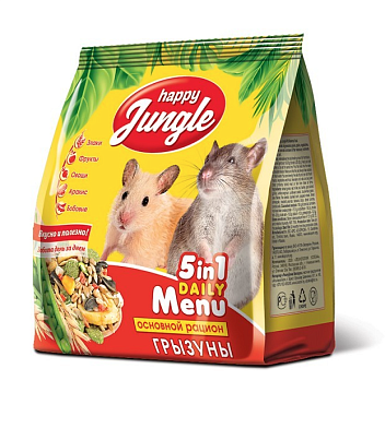 Happy Jungle Сухой корм для грызунов
