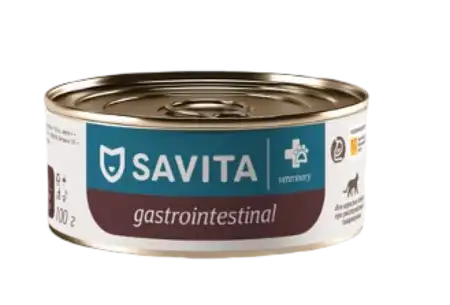 Купить savita vet gastrointestinal консервы для взрослых кошек при расстройствах пищеварения
