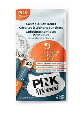 Pink moments пюре для кошек из филе курицы с тунцом