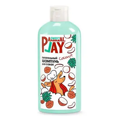 Animal Play шампунь питательный для собак и кошек, ВЗРЫВНОЙ КОКОС