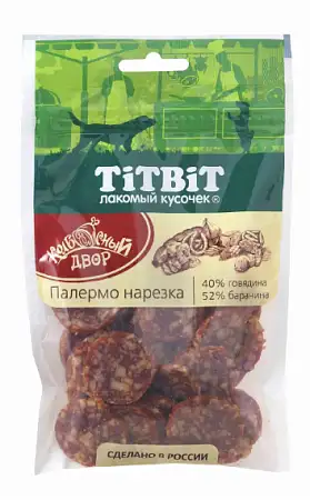 Купить titbit лакомство для собак Колбасный двор Нарезка Палермо