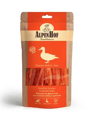 AlpenHof лакомство для мелких собак и щенков Фрикасе из филе утки