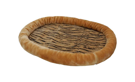 Купить zooexpress Матрац овальный с бортиком для кошек и собак, мех