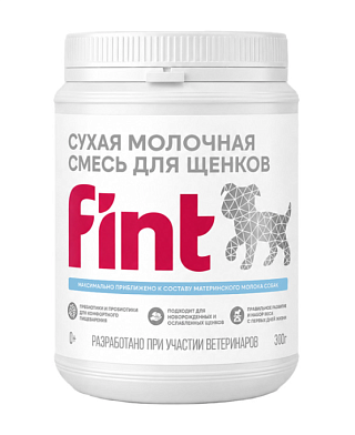 FINT сухая молочная смесь для щенков всех пород