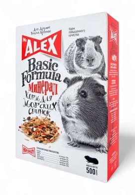 Mr.Alex Basic минерал Сухой корм для морских свинок