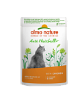 Купить Almo Nature Влажный корм для взрослых кошек для выведения шерсти с курицей в соусе (пауч)