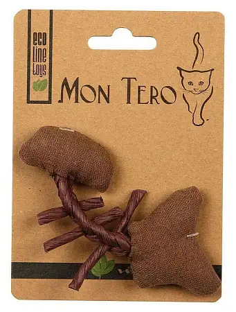 Купить Мон Теро ЭКО игрушка для кошек рыбья кость с кошачьей мятой фиолетовая