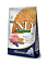 Farmina N&D Ancestral Grain Dog Lamb Blueberry Puppy Medium & Maxi сухой низкозерновой корм для щенков средних и крупных пород, беременных и кормящих собак с ягненком и черникой