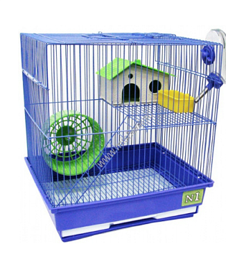 №1 клетка для хомяков двухэтажная укомплектованная