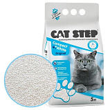 Купить Cat Step Compact White Original наполнитель для кошек комкующийся минеральный