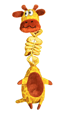 Mr.Kranch Игрушка для собак Жираф с карманами под лакомство