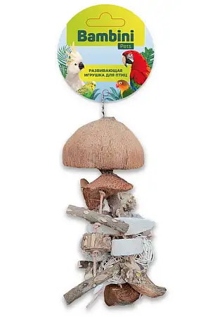 Купить bambini pets игрушка для крупных попугаев "Многогранная"