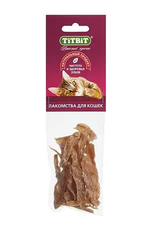 Купить titbit Лакомства для кошек филе куриное (соломка)