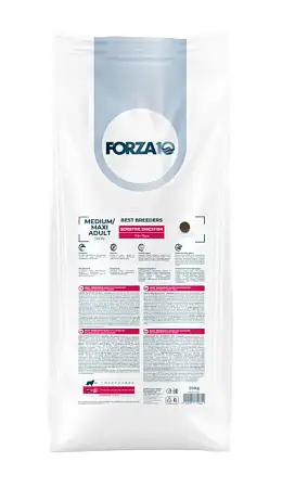 Купить forza10 best breeders medium/maxi adult sensitive digestion сухой корм для взрослых собак средних и крупных пород при чувствительном пищеварении, с рыбой