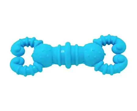 Купить homepet tpr игрушка для собак игрушка для собак гантелька crabs