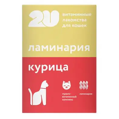 2u витаминное лакомство для кошек "Для крепкого иммунитета"