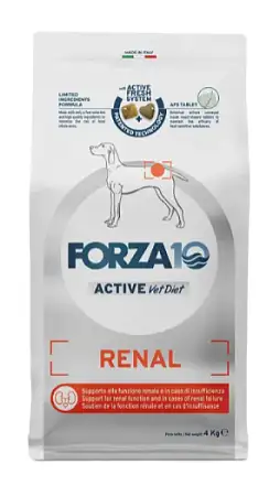 Купить forza10 active vetdiet renal all size сухой диетический корм для взрослых собак всех пород, при хронической почечной недостаточности