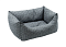 ZOOexpress лежанка пухлик «Геометрия» для кошек и собак, серая