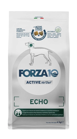 Купить forza10 active vetdiet echo all size сухой диетический корм для взрослых собак всех пород, при аллергии и непереносимости органов слуха