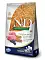 Farmina N&D Ancestral Grain Dog Lamb Blueberry Adult Medium & Maxi сухой низкозерновой корм для взрослых собак средних и крупных пород с ягненком и черникой