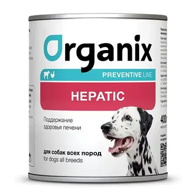 Organix Preventive Line консервы Hepatic для собак "поддержание здоровья печени"