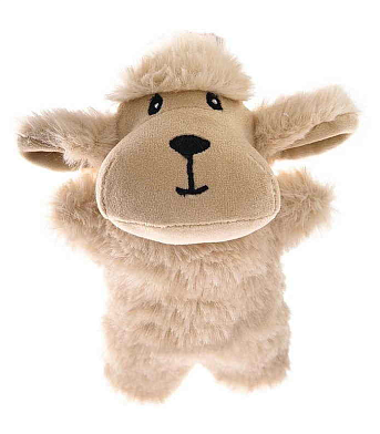 HOMEPET игрушка для собак Овечка с пищалкой, плюш