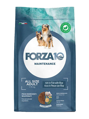 Forza10 Maintenance Dog Adult All Size сухой корм для взрослых собак всех пород с рыбой и рисом