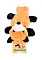 Homepet игрушка для собак лиса, с пищалкой и шуршащим эффектом, плюш