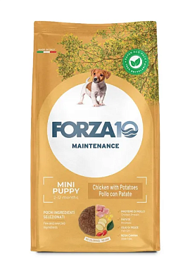 Forza10 Maintenance Puppy Mini Pollo сухой корм для щенков мелких пород и сук в период беременности и лактации, с курицей