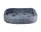 HOMEPET Микровелюр Leather диванчик для кошек и собак, пыльно-голубой