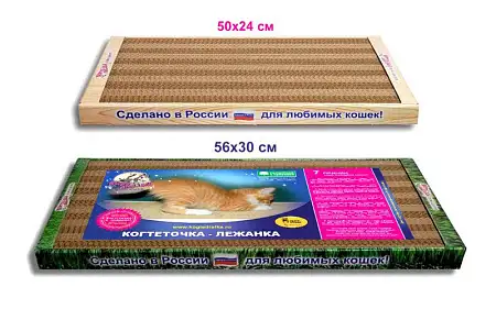 Купить РАВ когтеточка для кошек гофрокартон "когтедралка"