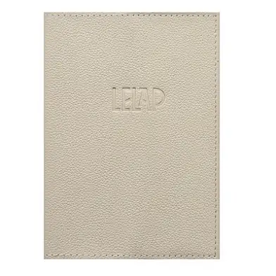 Lelap обложка для ветеринарного паспорта Beige из натуральной кожи, бежевый