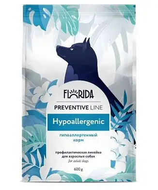 Florida Preventive Line Hypoallergenic сухой гипоаллергенный корм для взрослых собак всех пород