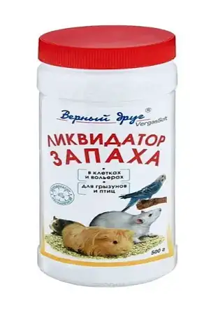 Купить Верный Друг Ликвидатор запаха для грызунов и птиц в клетках и вольерах (порошок)