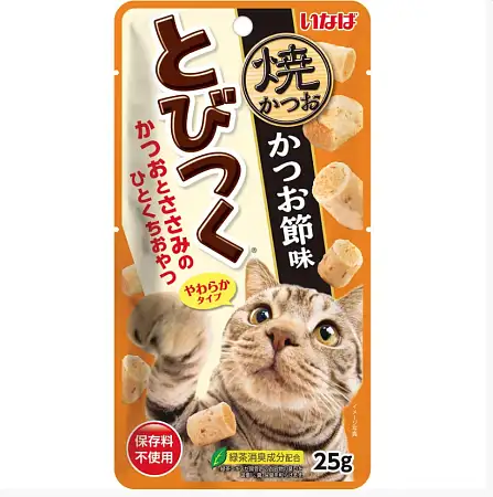Купить inaba tobitsuku yaki katsuo Лакомство Запеченные трубочки для кошек со вкусом куриного филе и кацуобуси