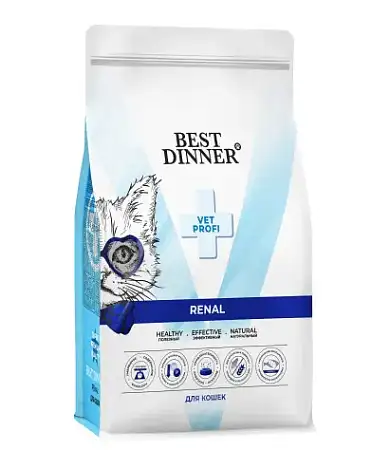 Купить best dinner vet profi renal сухой корм для кошек для поддержания функции почек