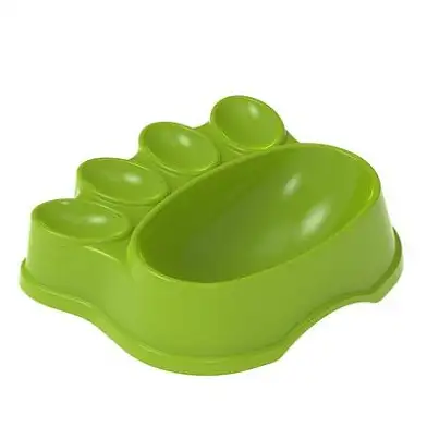 Green Petcare миска пластиковая для собак и кошек, зеленая