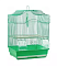 №1 клетка для птиц фигурная укомплектованная, зеленая