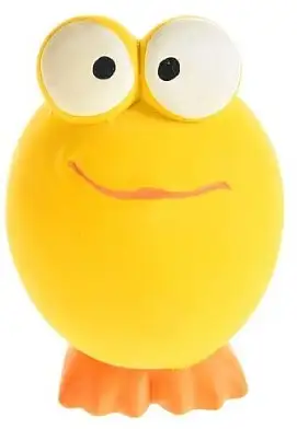 Homepet BUBBLE игрушка для собак головастик с пищалкой латекс