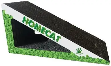 Homecat когтеточка для кошек треугольник большой с кошачей мятой гофрокартон