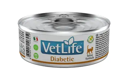 Купить farmina vet life cat diabetic влажный корм для кошек при диабете (банка)