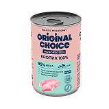 ORIGINAL CHOICE MONOPROTEIN ADULT консервы для собак всех пород кролик