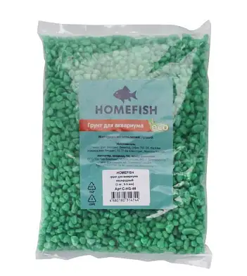 HOMEFISH грунт для аквариума изумрудный