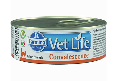 Farmina Vet Life Cat Convalescence консервы для взрослых кошек в период восстановления (банка)