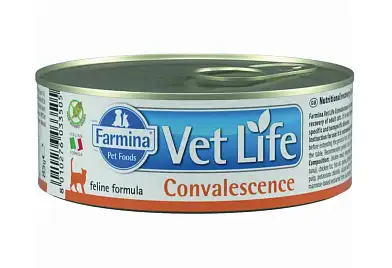 Farmina Vet Life Cat Convalescence консервы для взрослых кошек в период восстановления (банка)