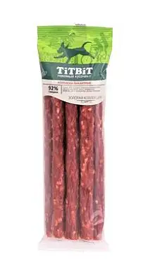 TiTBiT Золотая коллекция лакомство для собак  колбаски Пикантные