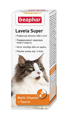 Beaphar Laveta super Витамины для кошек для здоровой шерсти, масло