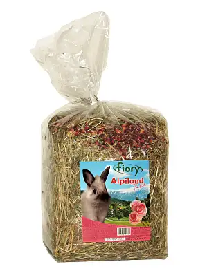 Fiory Alpiland Rose сено для грызунов  Альпийское с розой