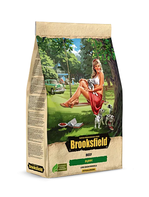 Brooksfield Low Grain Puppy сухой корм для щенков с говядиной и рисом