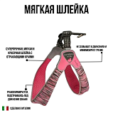 Cortina (Coralpina) мягкая шлейка для собак POWERMIX, розовый меланж